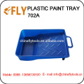 7" blue plastic paint tray